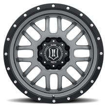 Cargar imagen en el visor de la galería, ICON Alpha 20x9 8x170 0mm Offset 5in BS 125.2mm Rueda de metal tipo pistola
