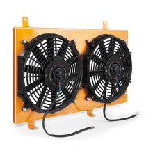 Cargar imagen en el visor de la galería, Mishimoto 04-08 Mazda RX8 Cubierta de ventilador de aluminio dorado