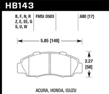 Cargar imagen en el visor de la galería, Hawk 1997-1997 Acura CL 3.0 HPS 5.0 Front Brake Pads