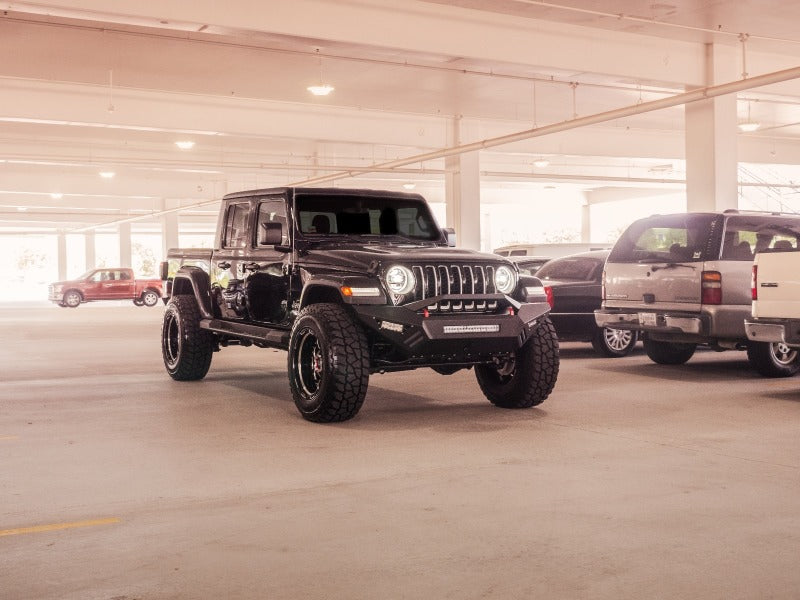 Road Armor 18-20 Jeep Wrangler JL Spartan Parachoques delantero atornillado con protector pre-runner - Tex Blk