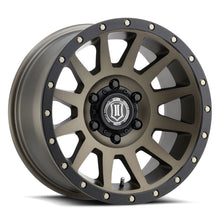 Cargar imagen en el visor de la galería, ICON Compression 18x9 6x135 6mm Offset 5.25in BS Bronze Wheel