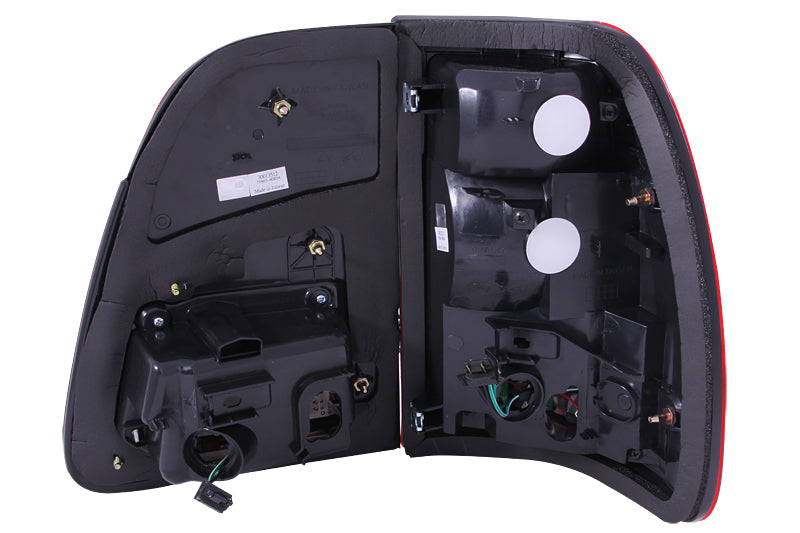 ANZO 1998-2005 Toyota Land Cruiser Fj Luces traseras LED rojo/transparente G2