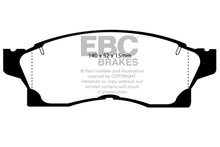 Cargar imagen en el visor de la galería, EBC 91-92 Toyota MR2 2.0 Turbo Pastillas de freno delanteras Greenstuff