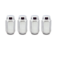 Cargar imagen en el visor de la galería, McGard Hex Lug Nut (Cone Seat) M14X1.5 / 22mm Hex / 1.635in. Length (4-Pack) - Chrome