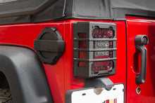 Cargar imagen en el visor de la galería, Rugged Ridge 07-18 Jeep Wrangler JK Black Elite Tail Light Guards