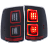 ANZO LED Negro 13-17 Dodge Ram 1500/2500/3500 Luces traseras LED Negro