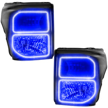 Cargar imagen en el visor de la galería, Oracle Ford F250/350 11-16 Halo Kit (Square Ring Design) - ColorSHIFT w/ BC1 Controller SEE WARRANTY