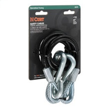 Load image into Gallery viewer, RockJock Curt Towing Safety Cable Kit 44 1/2in Long w/ 2 Snap Hooks 5000lbs 2-Pack