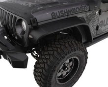 Cargar imagen en el visor de la galería, Bushwacker18-22 Jeep Wrangler JL 2/4 puerta delantera estilo plano bengalas 2 piezas - negro