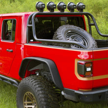 Cargar imagen en el visor de la galería, Rugged Ridge 21+ Jeep Gladiator (JT) Steel Tube Rear Fender Flare Kit - Black