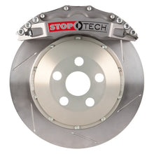 Load image into Gallery viewer, StopTech 10-16 Hyundai Genesis Coupe Front BBK - ST-60 Caliper Silver / 2pc Slotted 355x32mm Rotor