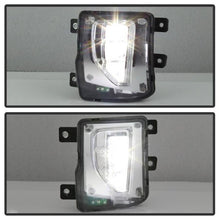 Cargar imagen en el visor de la galería, Spyder 16-18 Chevy Silverado 1500 OEM Style Full LED Fog Light w/Switch - Clear (FL-CSIL16-LED-C)