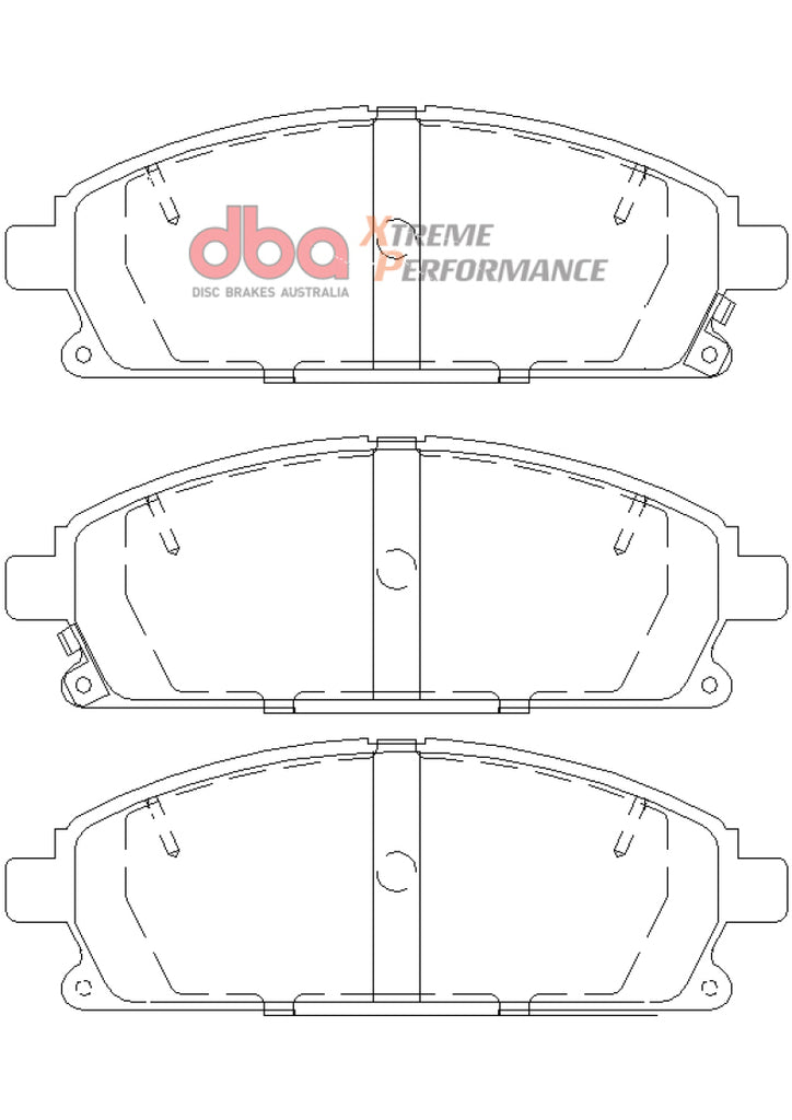 Pastillas de freno delanteras DBA 96-04 Nissan Pathfinder XP650