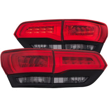 Cargar imagen en el visor de la galería, ANZO 2014-2016 Jeep Grand Cherokee luces traseras LED rojo/ahumado