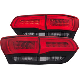ANZO 2014-2016 Jeep Grand Cherokee luces traseras LED rojo/ahumado