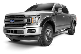 Bushwacker 18-19 Ford F-150 bengalas estilo bolsillo 4 piezas - Negro