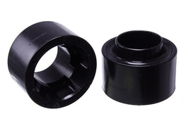 Energy Suspensión 07-17 Jeep Wrangler (JK) Espaciador de resorte helicoidal delantero negro Juego de elevación de 1-3/4 pulgadas