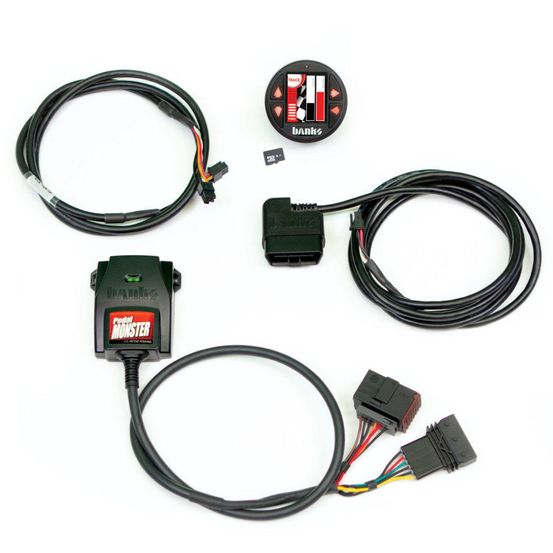 Kit Monster de pedal de potencia Banks con iDash 1.8 DataMonster - TE Connectivity MT2 - 6 vías
