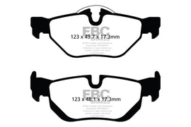 Pastillas de freno traseras EBC 13-15 BMW X1 Bluestuff