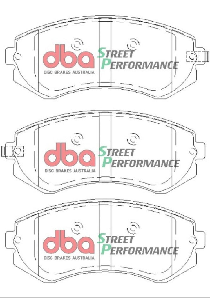 DBA 90-96 Nissan 240SX con pastillas de freno delanteras ABS SP Performance
