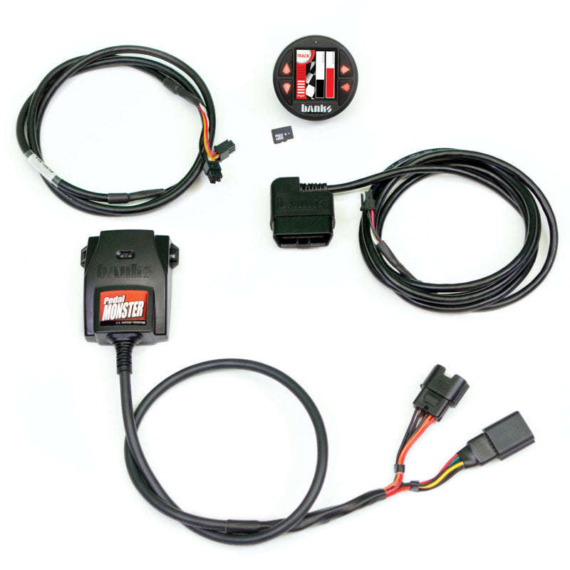 Kit Monster de pedal de potencia Banks con iDash 1.8 DataMonster - Molex MX64 - 6 vías