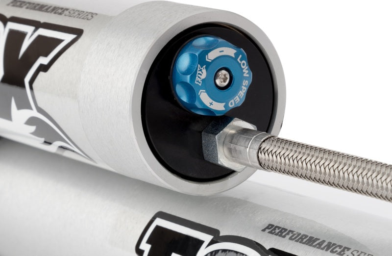 Fox 03+ 4Runner 2.0 Serie Perf de 9,6 pulgadas. Resolución remota de cuerpo liso. Ajustador de CD de amortiguador trasero / 2-3 pulg. Elevar