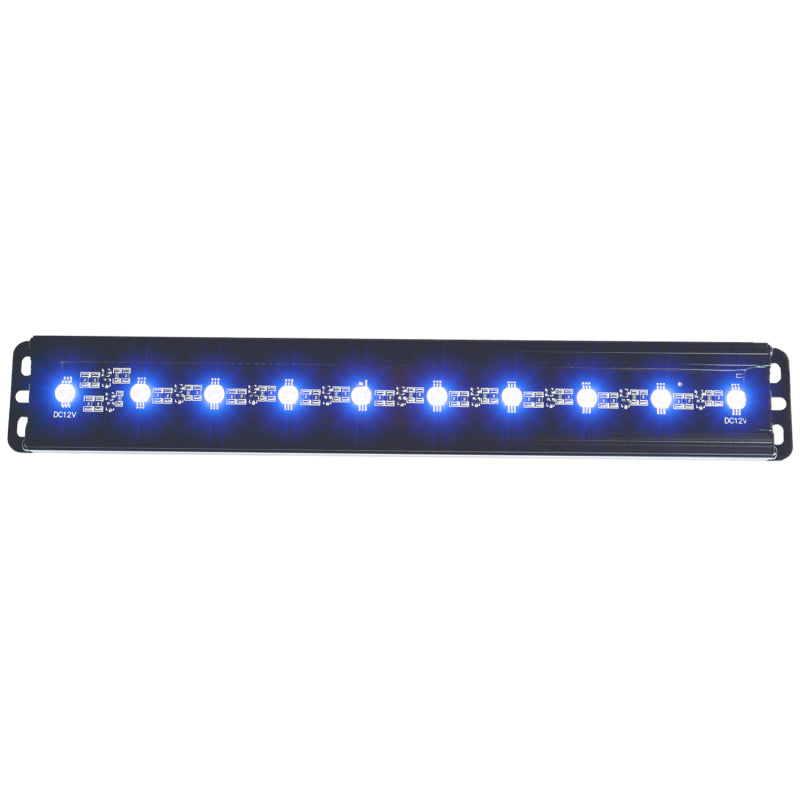 Barra de luz LED delgada universal ANZO de 12 pulgadas (azul)