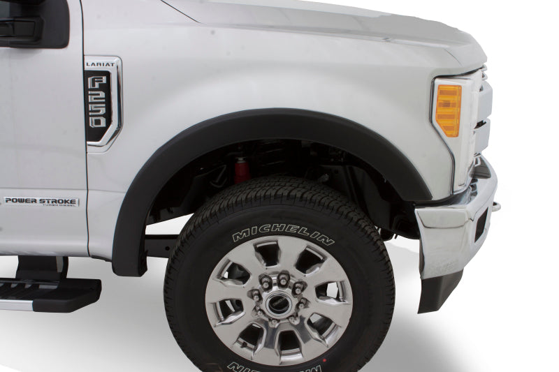 Bushwacker 11-16 Ford F-250 Super Duty OE estilo bengalas 4 piezas - negro