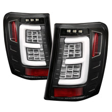 Cargar imagen en el visor de la galería, Spyder 99-04 Jeep Grand Cherokee - Light Bar Led Tail Lights - Black - ALT-YD-JGC99V3-BK