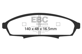 EBC 88-90 Buick Regal 2.8 Pastillas de freno delanteras Yellowstuff