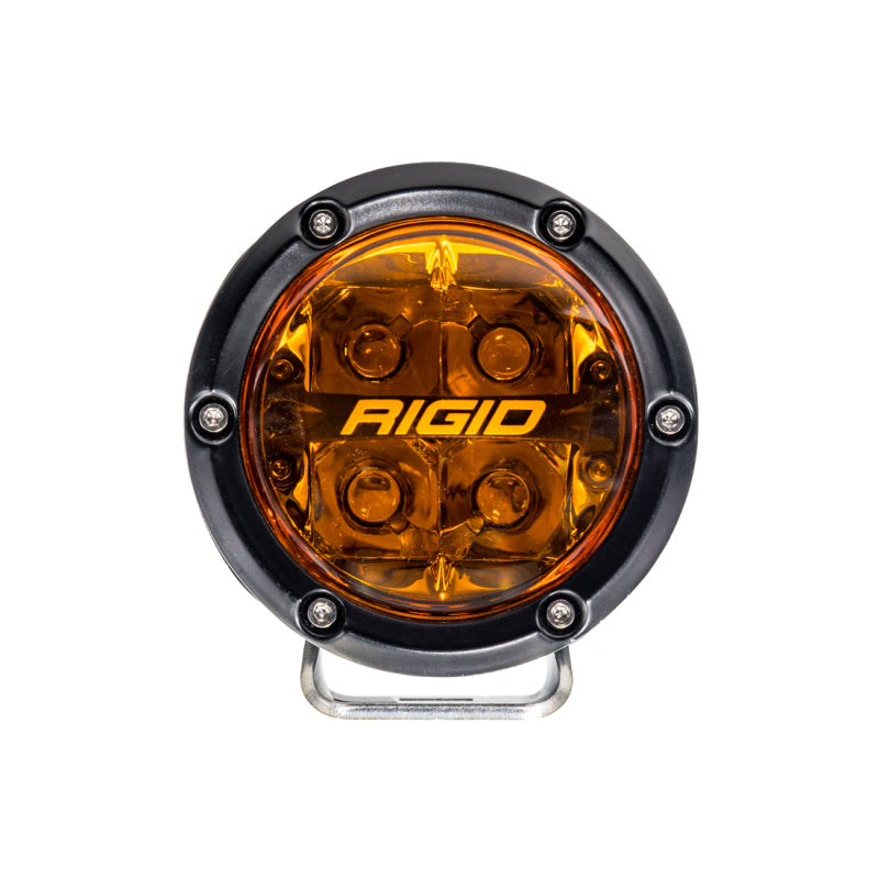 Rigid Industries 360-Series 4 pulgadas antiniebla con lente PRO ámbar - Blanco (par)