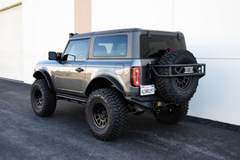 DV8 Offroad 21-23 Ford Bronco Serie FS-15 Deslizadores de roca de 2 puertas