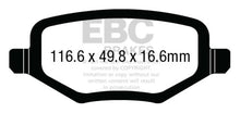 Cargar imagen en el visor de la galería, EBC 12+ Chrysler Town &amp; Country 3.6 Greenstuff Rear Brake Pads