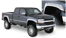 Bushwacker 07-07 Chevy Silverado 1500 Classic Fleetside Cutout Style Bengalas 2 piezas - Negro