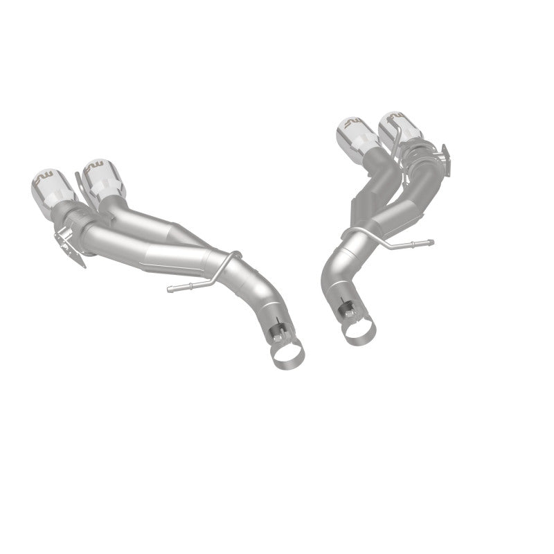 MagnaFlow 2016 Chevy Camaro 6.2L V8 Eje de carrera trasero con puntas pulidas cuádruples
