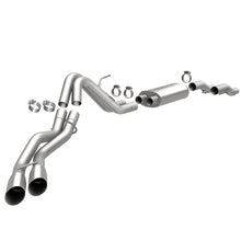 Cargar imagen en el visor de la galería, MagnaFlow 11 Ford F-150 3.7L/5.0L/6.2L SS Catback Exhaust Dual Same Side Exit w/ 3.5in SS Tips