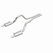 Cargar imagen en el visor de la galería, MagnaFlow 13 Ford Mustang Dual Split Rear Exit Stainless Cat Back Performance Exhaust (Street)