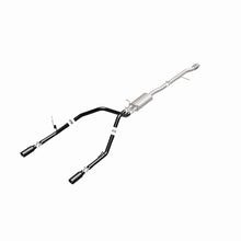 Cargar imagen en el visor de la galería, MagnaFlow SYS Cat-Back 4in Black Dual Split Rear Tips 14-15 Chevy Silverado/GMC Sierra 4.3L-5.3L