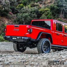 Cargar imagen en el visor de la galería, Westin 2020 Jeep Gladiator w/Sensors WJ2 Rear Bumper w/Sensor - Textured Black