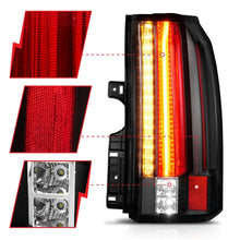 Cargar imagen en el visor de la galería, ANZO 2015-2017 GMC Yukon/Yukon XL Luces traseras LED negras