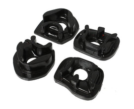 Suspensión energética 02-04 Acura RSX (incluye tipo S) / 02-04 Honda Civic Si Insertos de montaje de motor negro