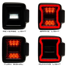 Cargar imagen en el visor de la galería, Oracle Jeep Wrangler JL Black Series LED Tail Lights SEE WARRANTY