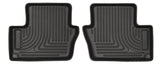 Husky Liners 07-12 Dodge Caliber / 07-14 Jeep Compass WeatherBeater Negro 2º asiento revestimiento de piso