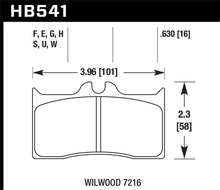 Cargar imagen en el visor de la galería, Hawk Wilwood DTC-70 Brake Pads