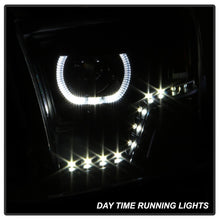 Cargar imagen en el visor de la galería, xTune Dodge Ram 2009-2014 Halo LED Projector Headlights - Black PRO-JH-DR09-CFB-BK