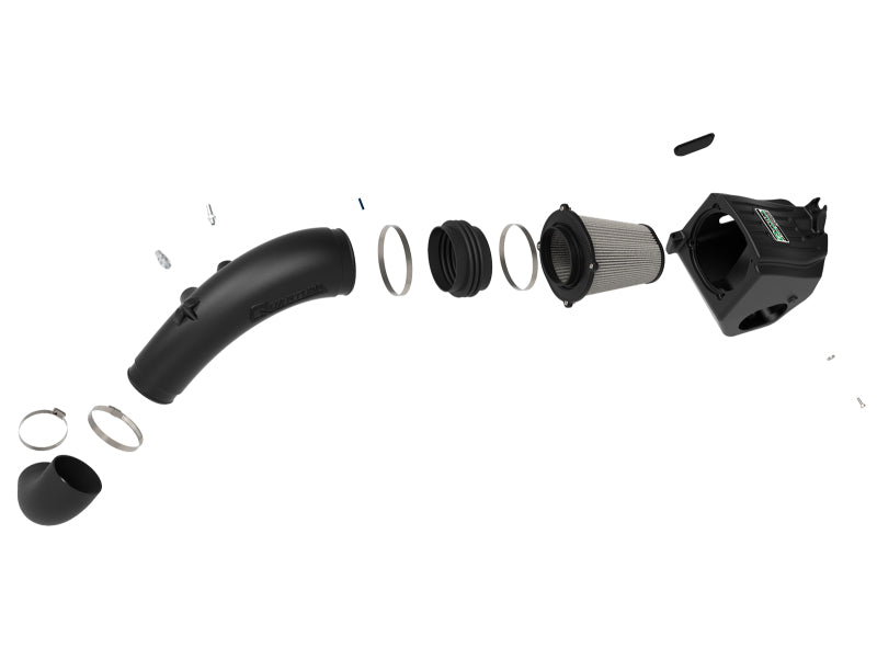 Sistema de admisión de aire frío aFe Quantum con Pro Dry S Media 15-19 Ford F-150 V8-5.0L