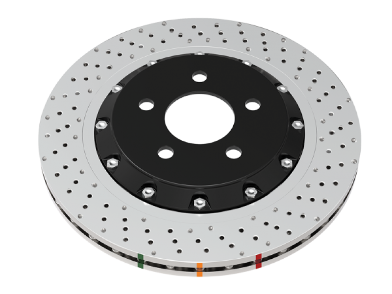 DBA 19+ Chevrolet Camaro ZL1 (con tuercas NAS) Serie 5000 Rotor de freno KP con hoyuelos y perforación cruzada