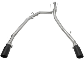 aFe MACHForce XP DPF-Back Escape 2.5in SS con puntas negras 2014 Dodge Ram 1500 V6 3.0L EcoDiesel