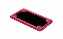 Cargar imagen en el visor de la galería, WeatherTech Motorcycle Billet Plate Frames - Red