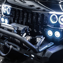 Cargar imagen en el visor de la galería, Oracle Vector Jeep Wrangler JK Grille Halo Kit - ColorSHIFT SEE WARRANTY
